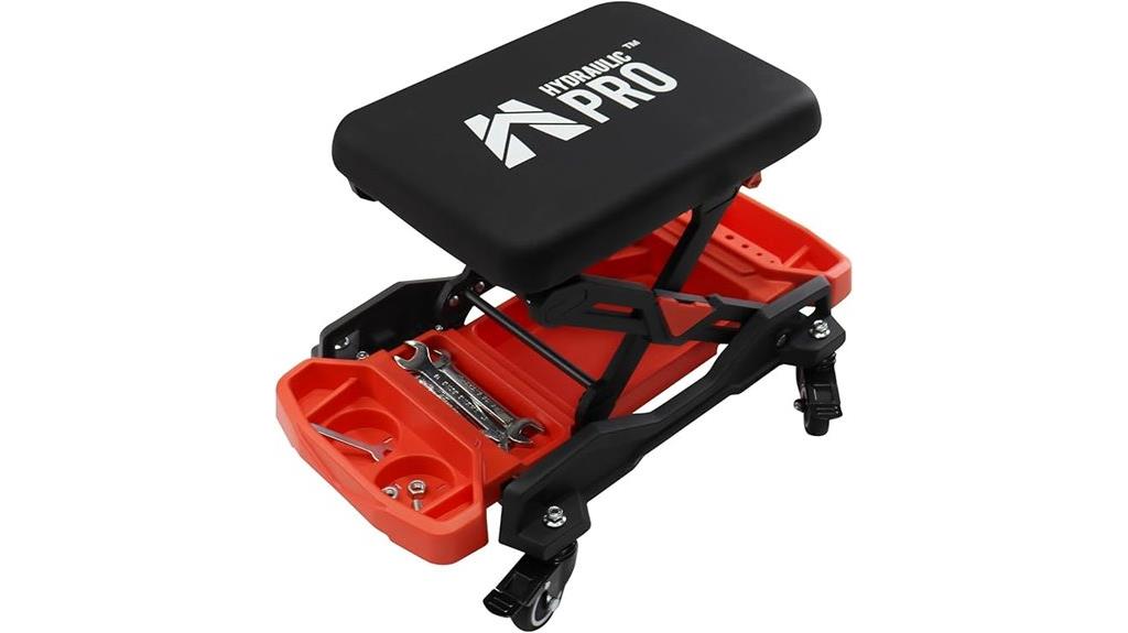 rolling automotive creeper seat