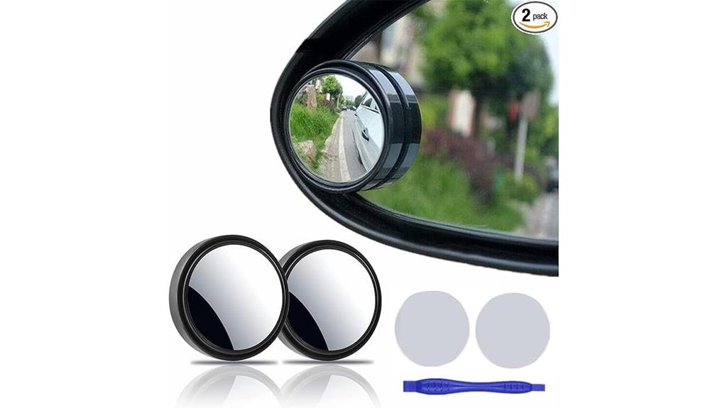 round convex side mirrors