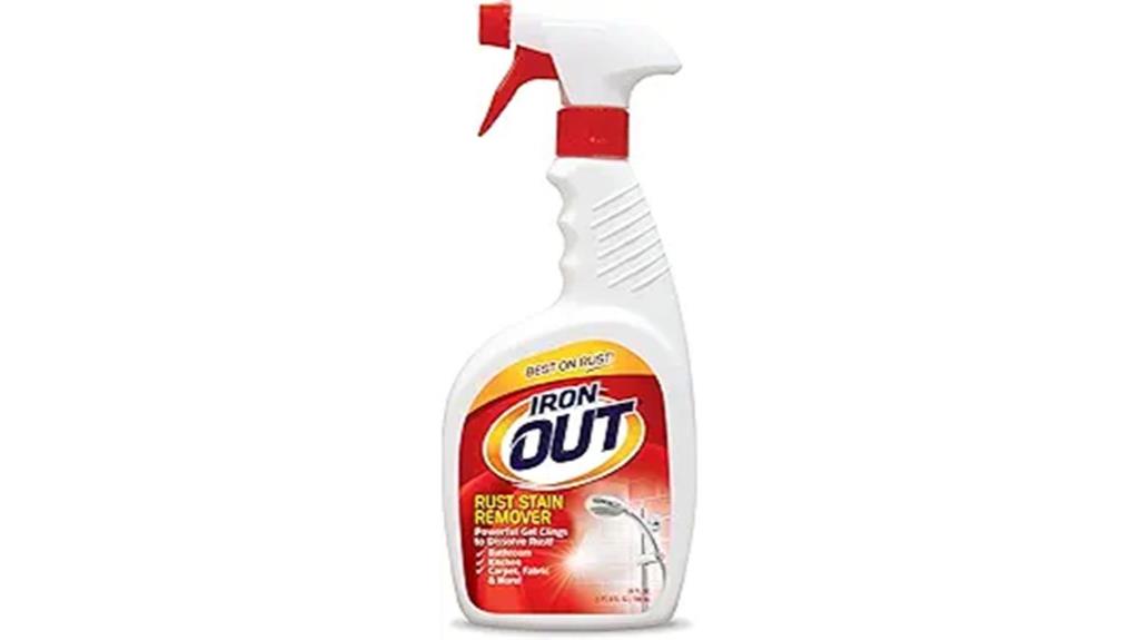 rust stain removal spray