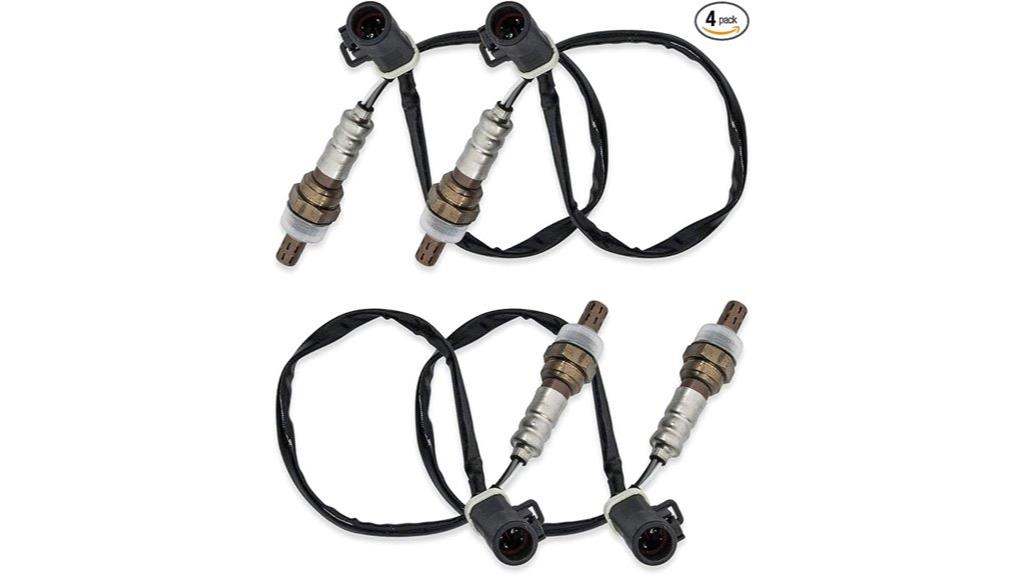 set of four oxygen sensors