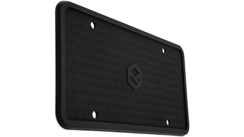 silicone license plate frame