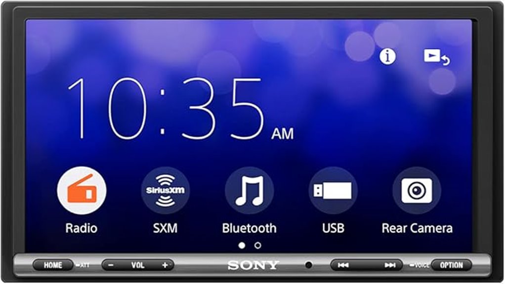 sony 7 inch car receiver