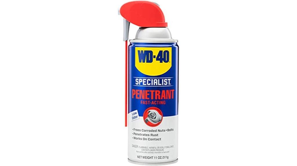 specialist penetrant with smart straw