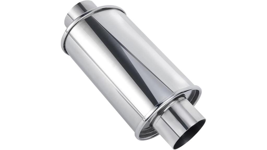 stainless steel exhaust resonator
