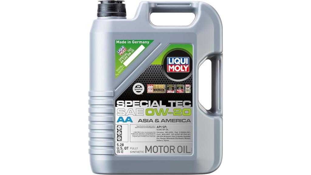 synthetic 0w 20 oil