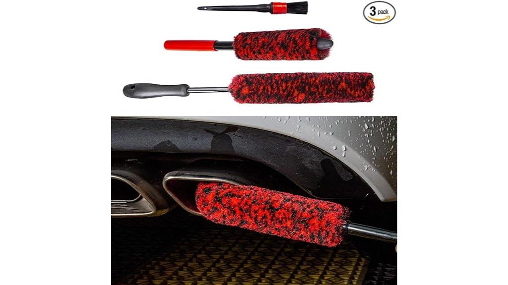 synthetic wool soft wheel brush