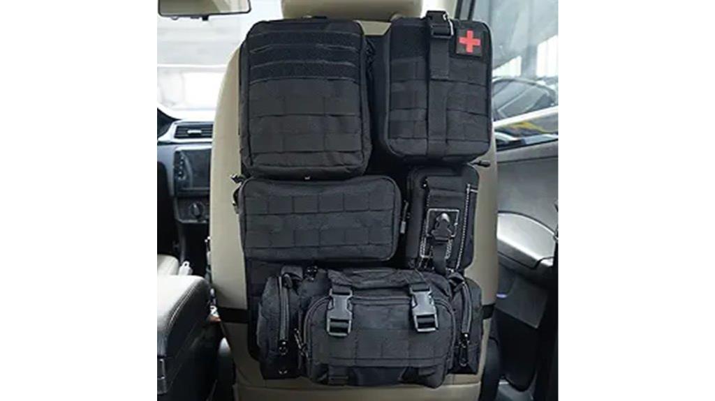 tactical organizer with pouches
