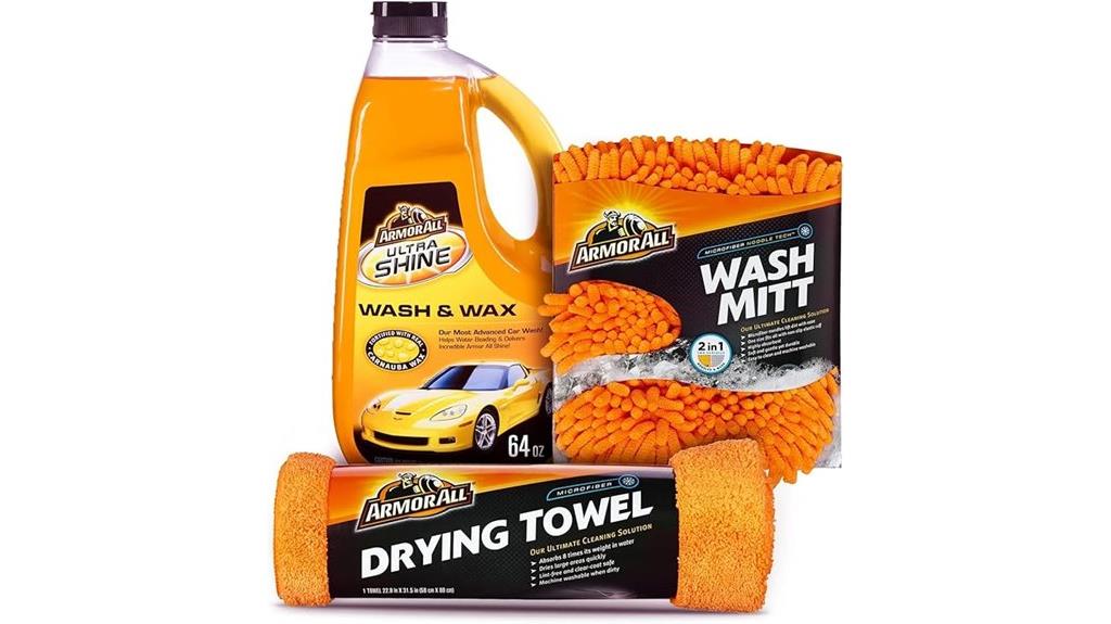 three piece car wash kit