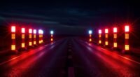 top led safety road flares