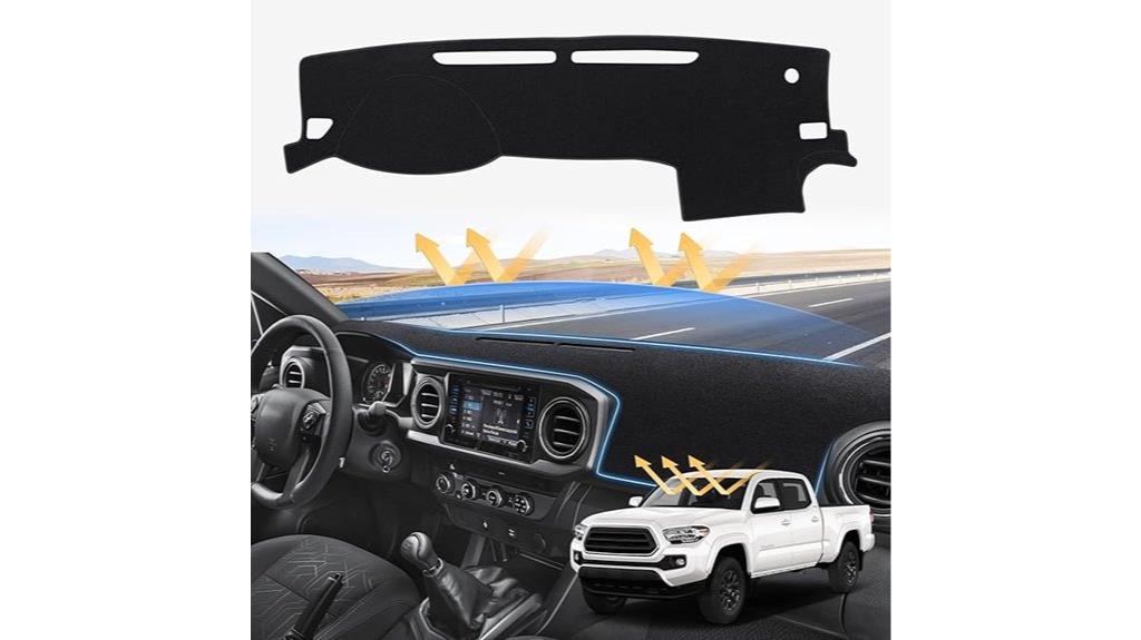 toyota tacoma dashboard protector