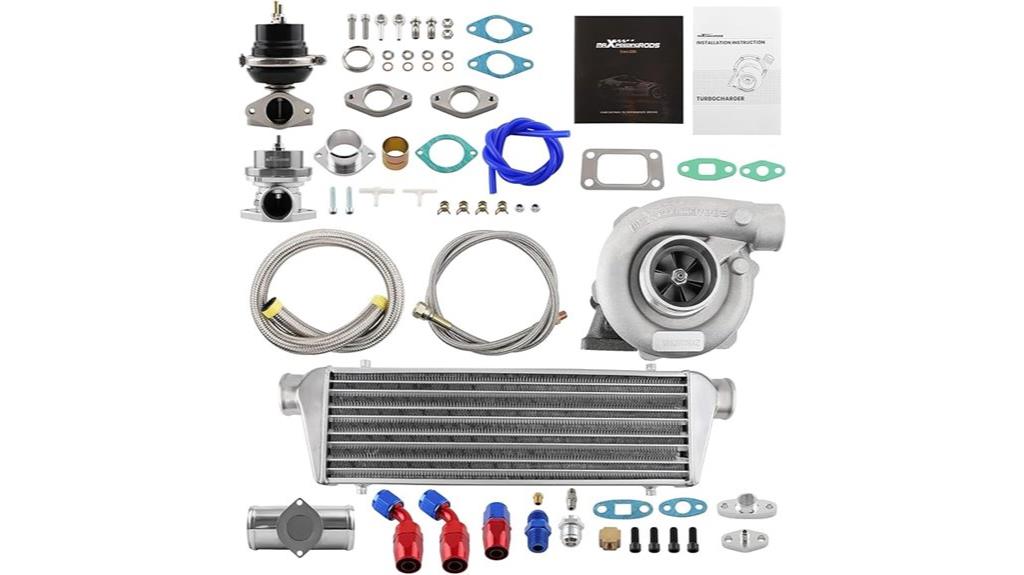 turbocharger kit with wastegate