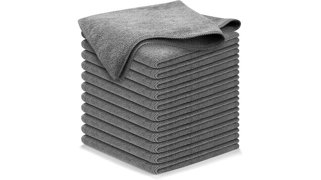 twelve pack microfiber cleaning cloths