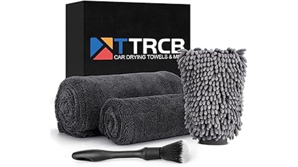two microfiber drying towels