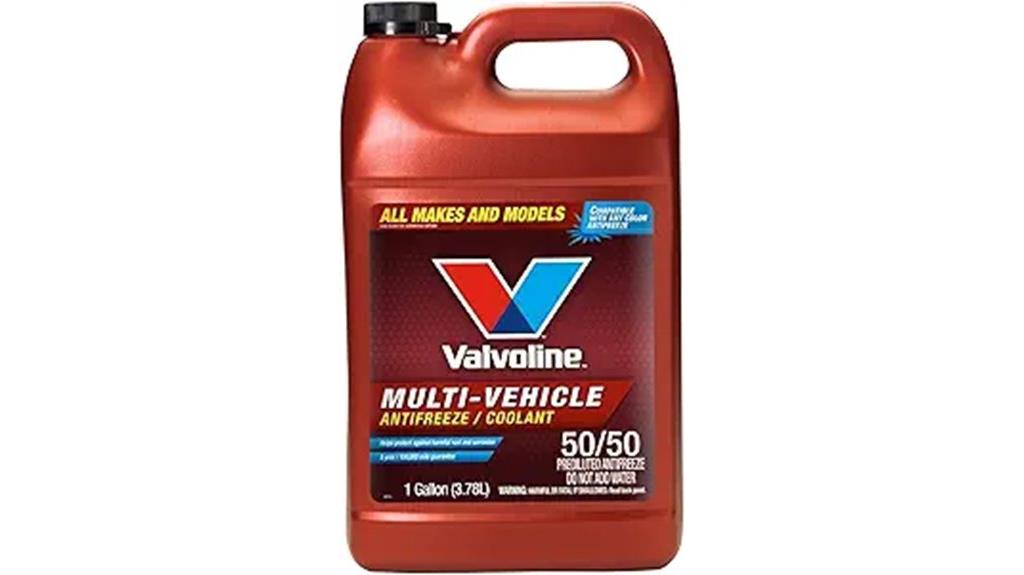 valvoline 50 50 antifreeze