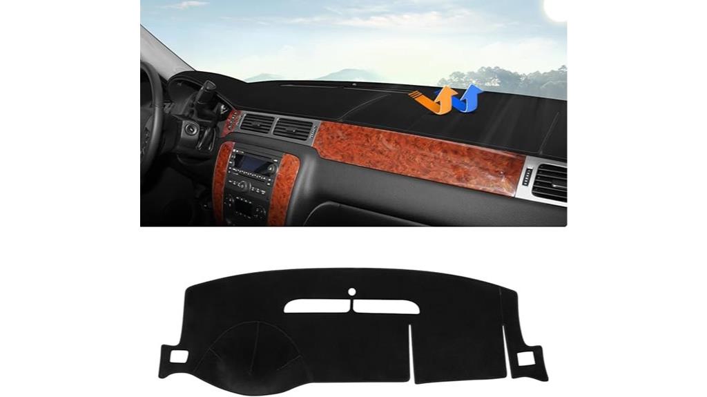 vehicle dashboard cover mat