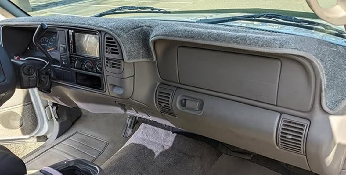 vehicle dashboard cover mat