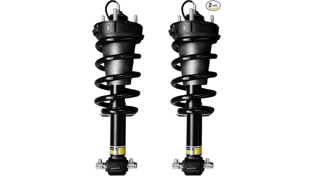 vehicle front shock absorbers set