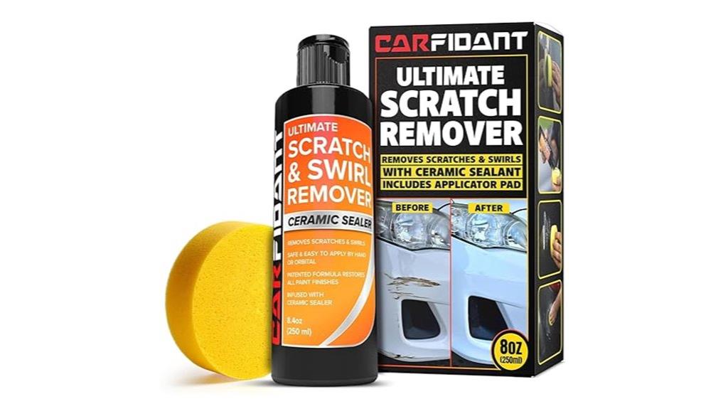 vehicle paint scratch remover