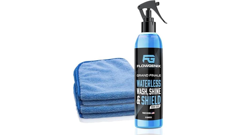 waterless car wash spray