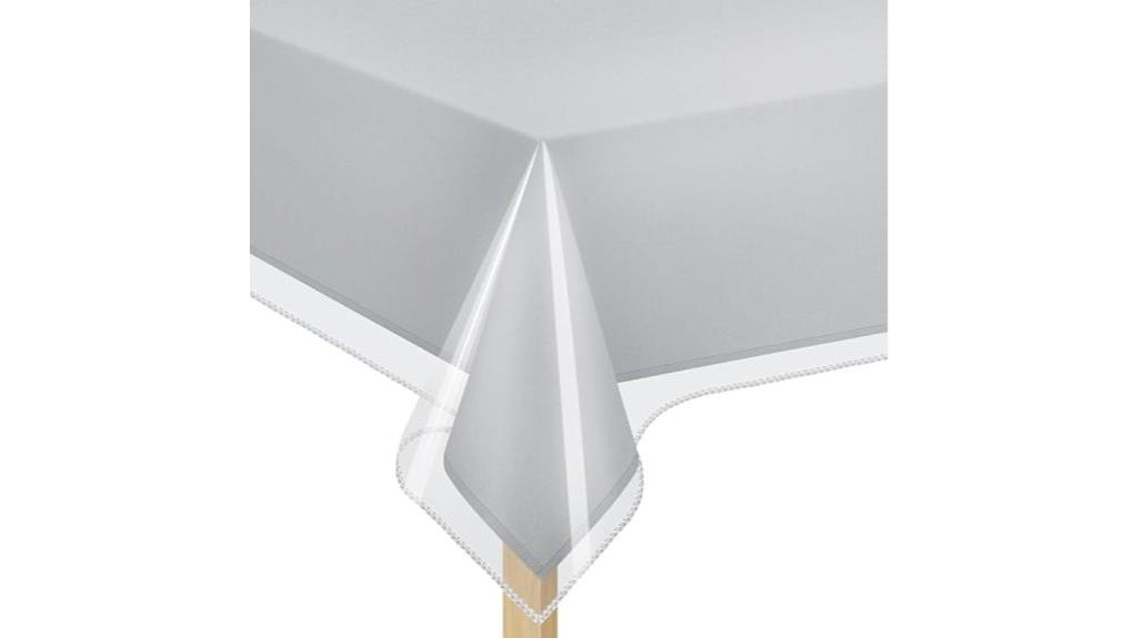 waterproof plastic table cover