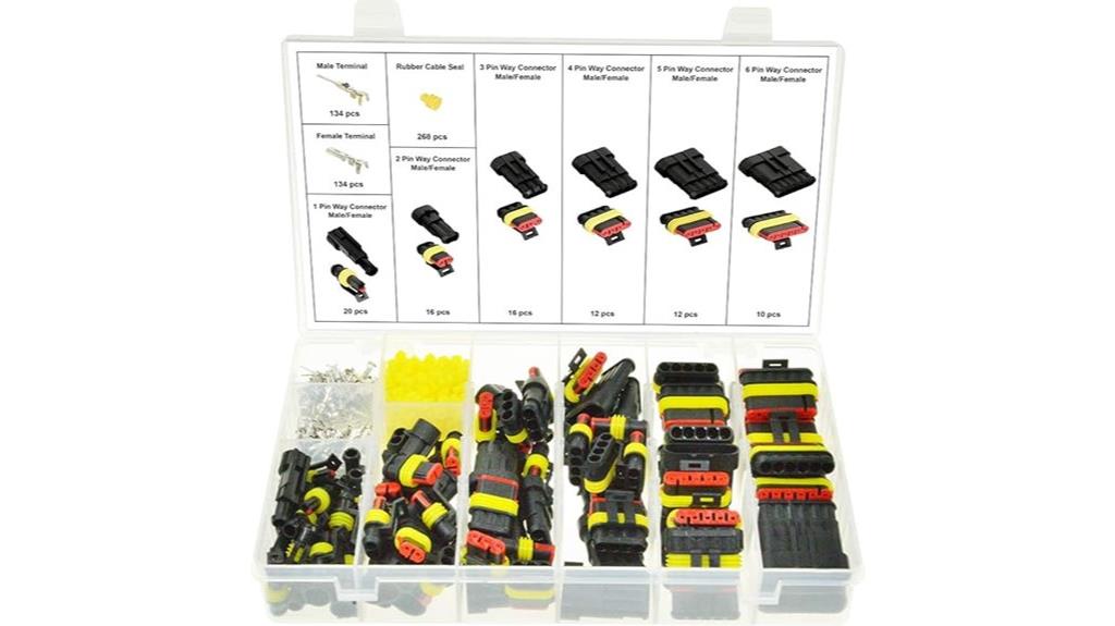 waterproof wire connector assortment