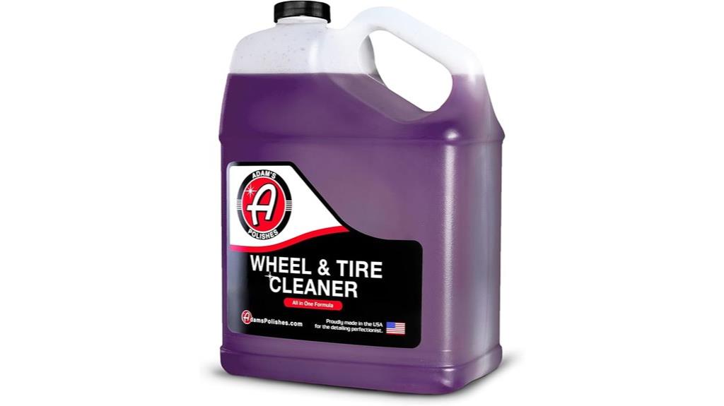 wheel and tire cleaner
