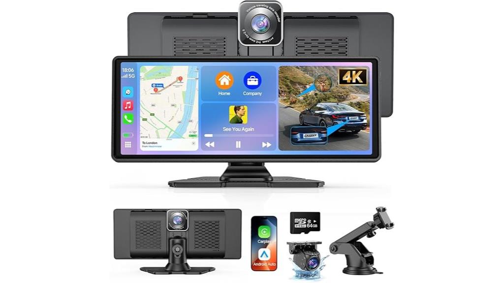 wireless apple carplay screen