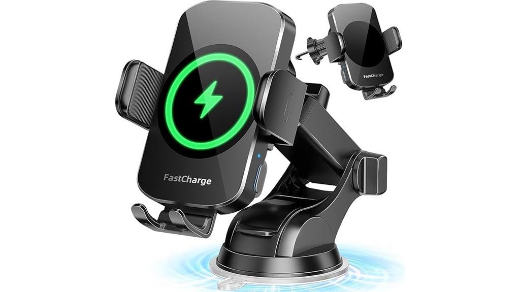 wireless charging car mount