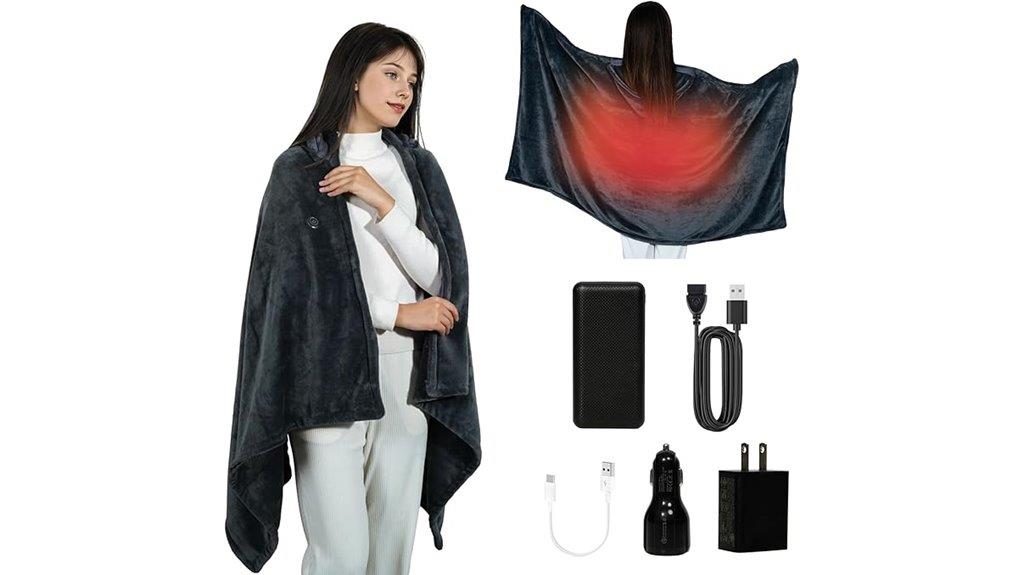 wireless hoodie blanket battery