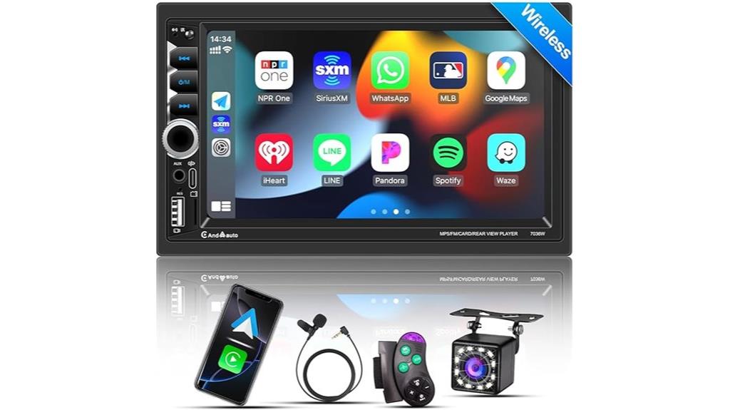 wireless touchscreen car stereo