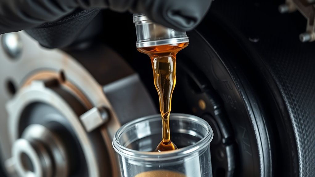 brake fluid bleeding safety