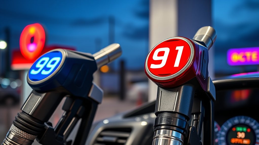 choose correct fuel octane