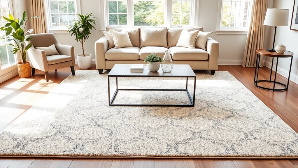 choose rug size wisely
