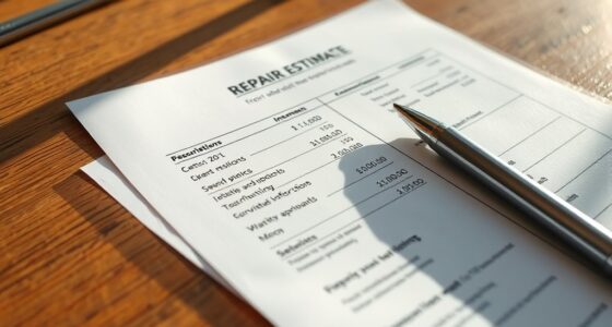 clear repair cost breakdown