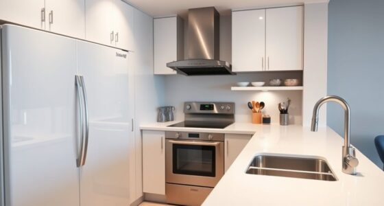 efficient kitchen work layout