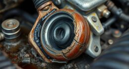 engine mount damage indicators