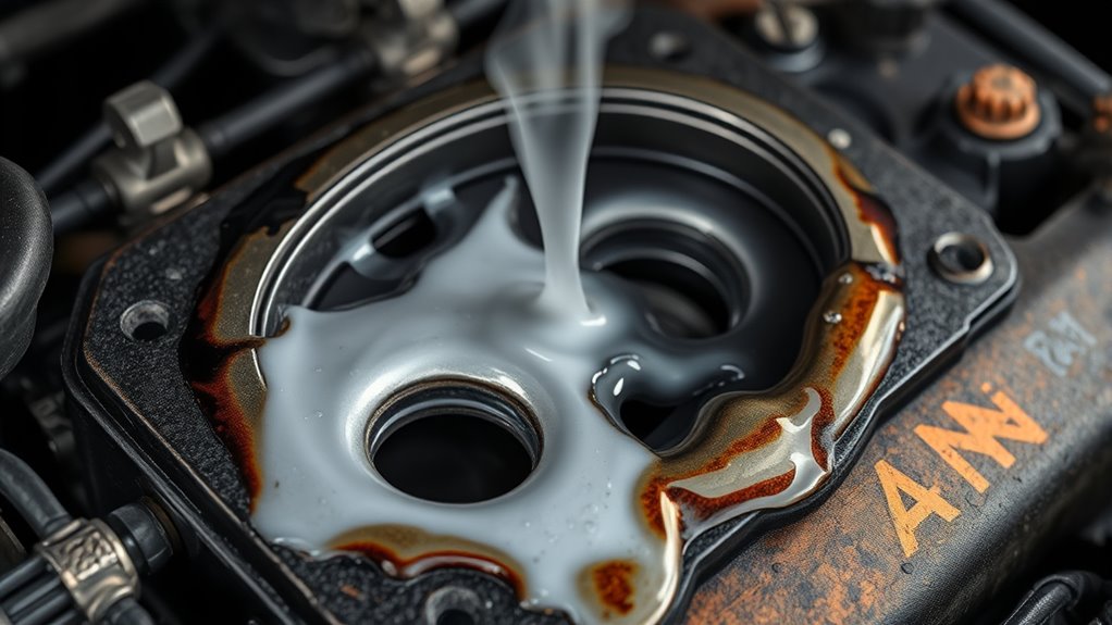 engine overheating and leaks