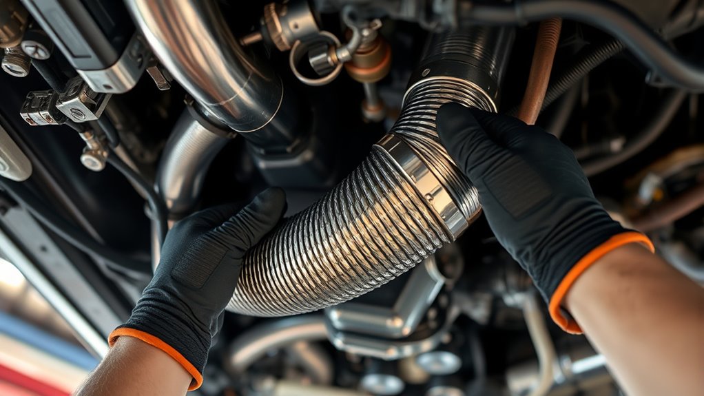 exhaust flex pipe replacement