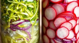 fermentation of sauerkraut and kimchi