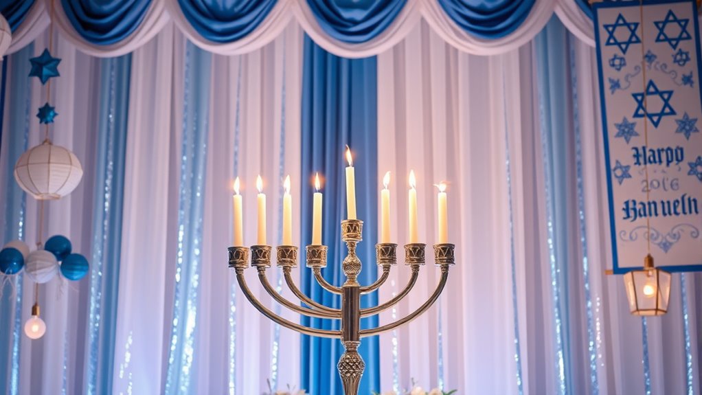 festive hanukkah home decor
