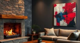 fireplaces walls art