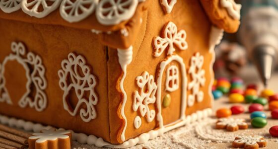 gingerbread construction ingredients assembly
