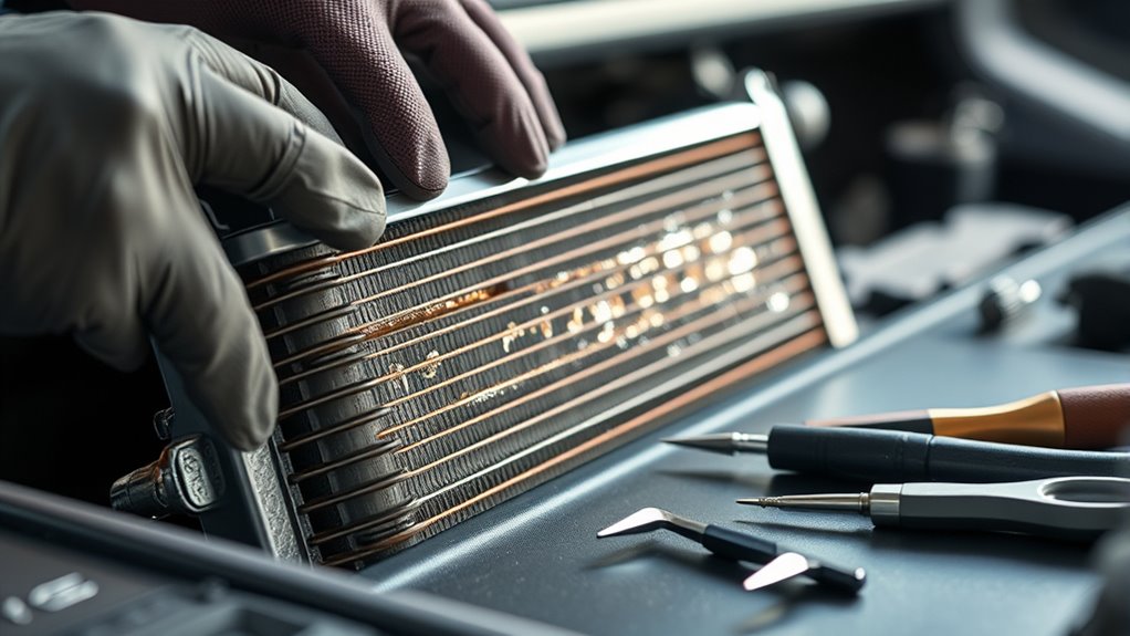 heater core diagnosis and replacement