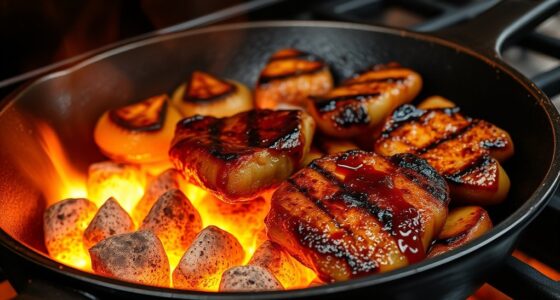 indoor grilling with cast iron