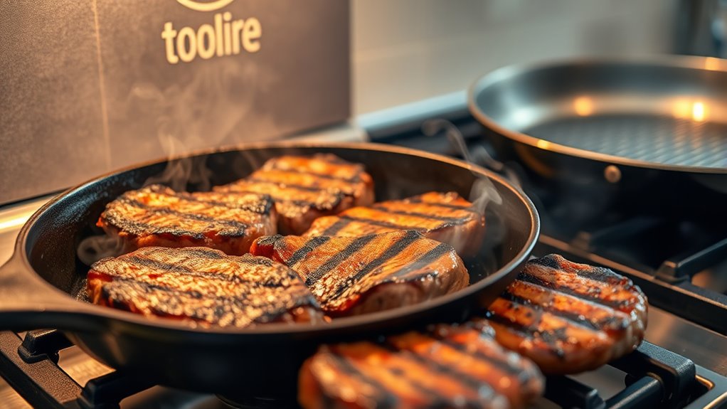 indoor grilling with smoke control