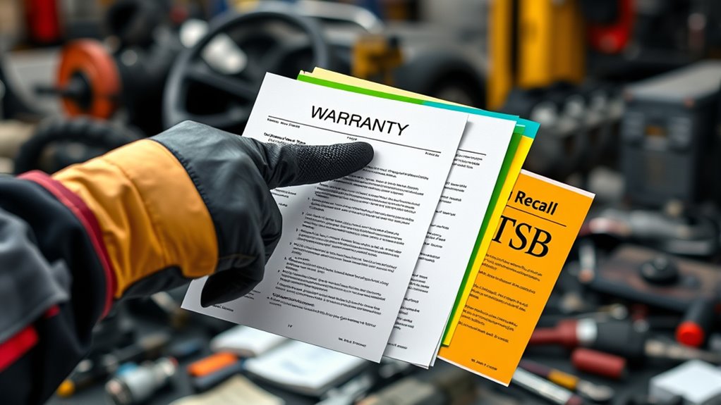 manufacturer issued vehicle advisories