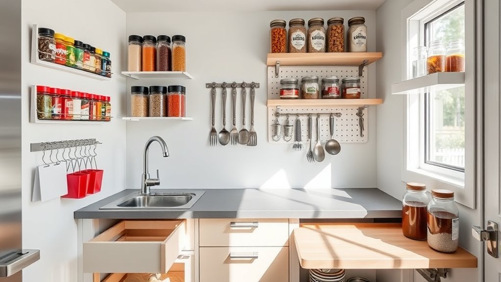 maximize pantry and appliance storage