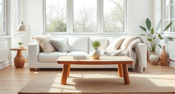 minimalist aesthetic with warmth