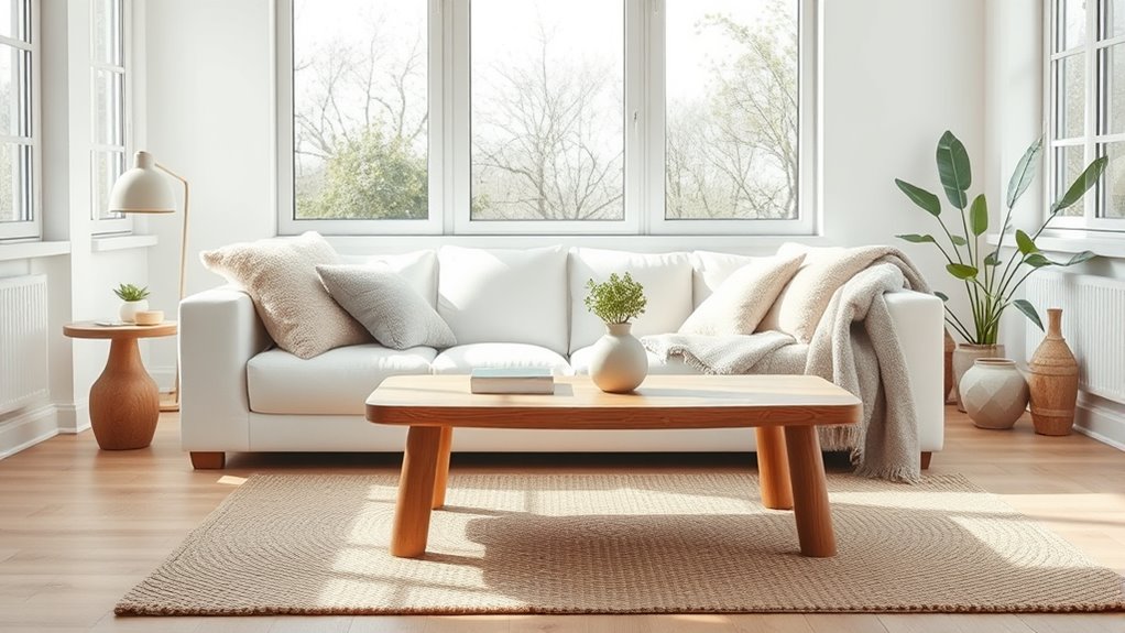 minimalist aesthetic with warmth