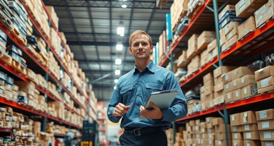 oversees vehicle parts inventory